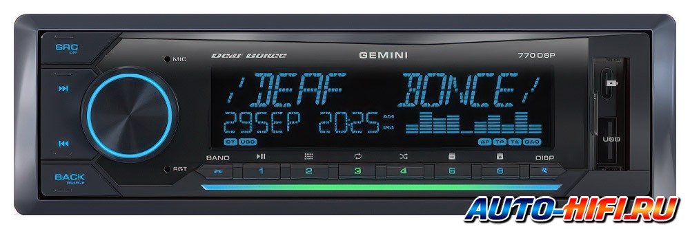 Автомагнитола Deaf Bonce Gemini 770DSP Автомагнитола Deaf Bonce Gemini 770DSP